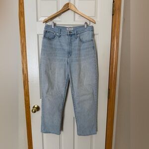 Madewell Women’s the perfect vintage straight jeans in Light Blue
